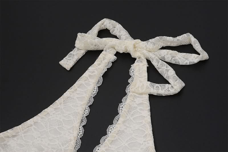 Ivory Lace Halter Mermaid Maxi Dress - Elegant Bridal & Resort Wear for Fall & Winter