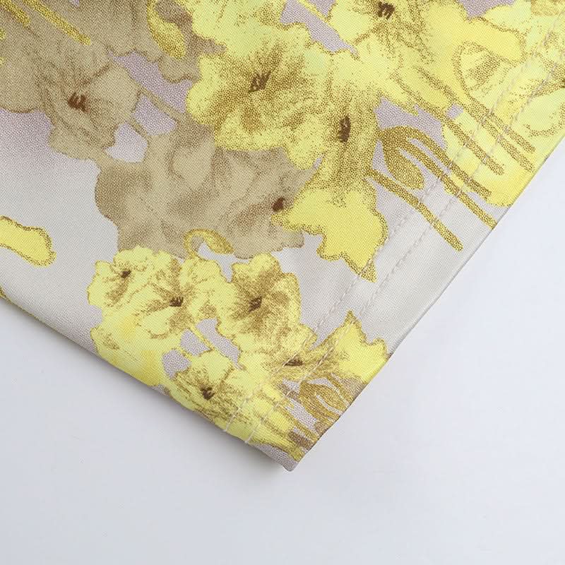 Sun-Kissed Yellow Floral Ruffle Maxi Dress | Resort & Holiday Getaway Chic