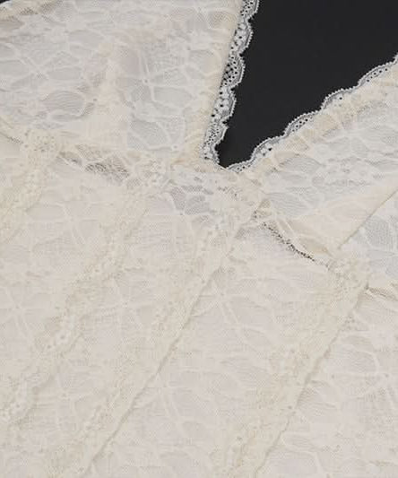 Ivory Lace Halter Mermaid Maxi Dress - Elegant Bridal & Resort Wear for Fall & Winter