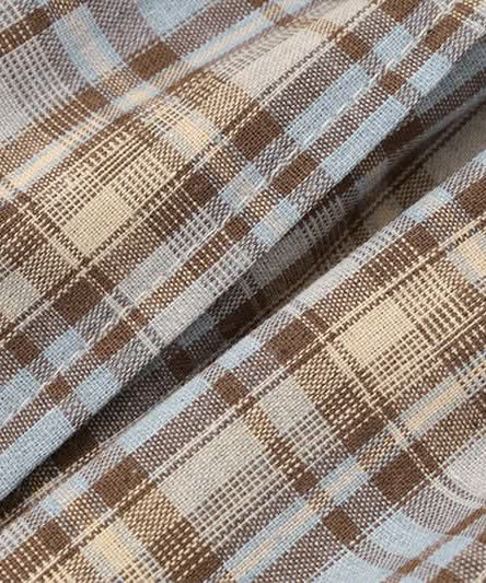 Chic Autumn Plaid Peplum Top – Sweet Peter Pan Collar & Bow Tie