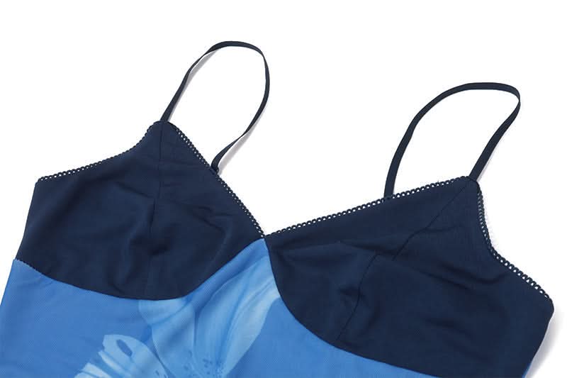 Tropical Bloom Blue Floral Cami Maxi Dress - Your Chic Winter Getaway Essential