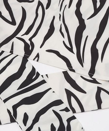 Wildly Chic: Zebra Print Halter Backless Top - Fall Party & Vacation Ready