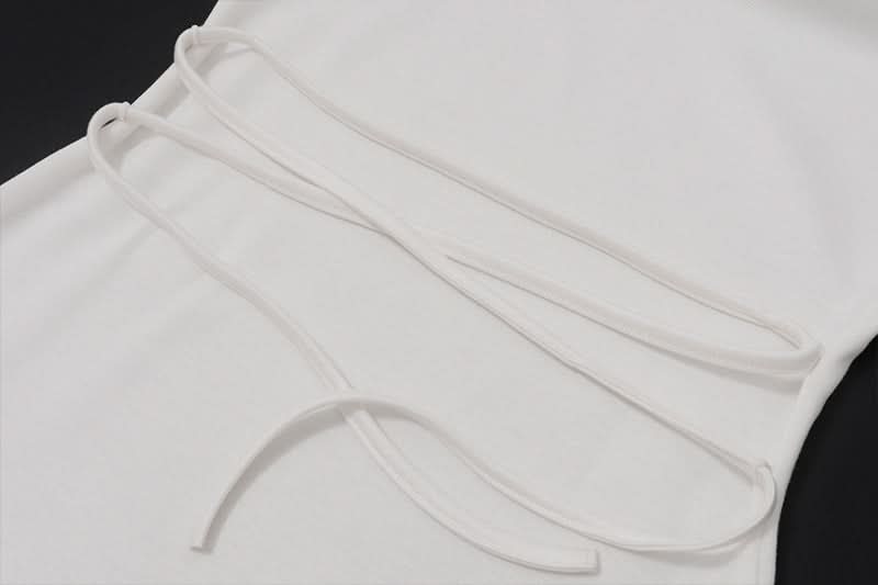 Effortless Chic White Square Neck Mini Dress – Your Versatile Fall Styling Staple