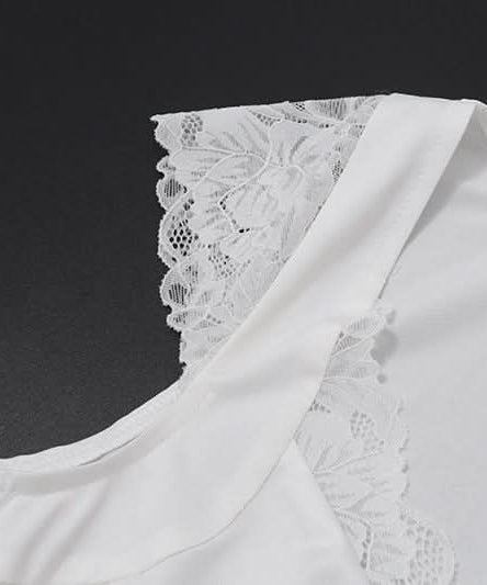 Romantic Lace Bustier Cap Sleeve Top - Chic Fall Layering Essential