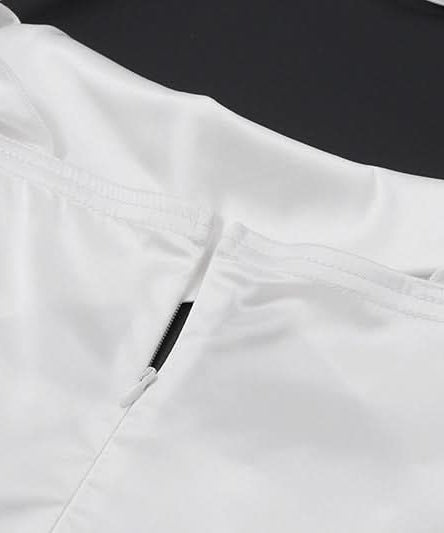 Chic White Halter Off-Shoulder Cutout Mini Dress - Party, Vacation & Date Night Ready