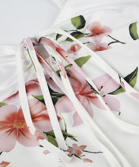 Dreamy Floral Tie-Front Maxi Dress - Your Escape to Sunshine & Effortless Style