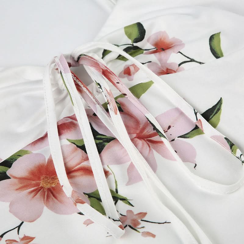 Dreamy Floral Tie-Front Maxi Dress - Your Escape to Sunshine & Effortless Style