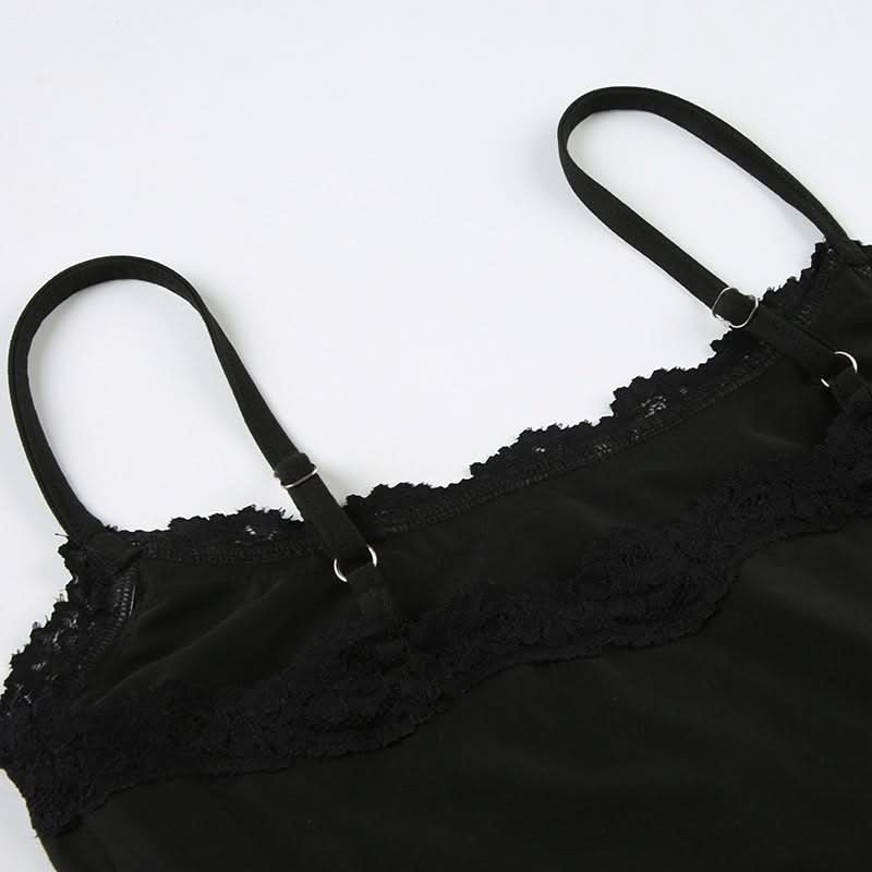 Chic Black Ruffled Cami Midi Dress - Your Versatile Fall & Holiday Party Essential