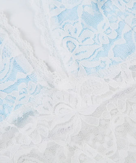 Cozy Chic: Delicate Lace Halter Bralette & Boy Shorts Set for Fall Nights In