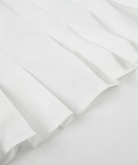 Autumn Bloom Sweetheart Peplum Blouse | Chic Puff Sleeve Tie-Front Top for Fall & Holidays