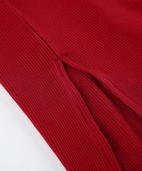 Statement Ruby Red Rose Cutout Midi Dress - Your Fall & Holiday Event Essential