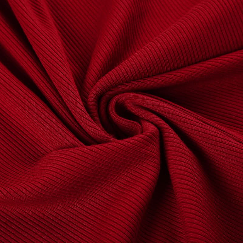 Statement Ruby Red Rose Cutout Midi Dress - Your Fall & Holiday Event Essential