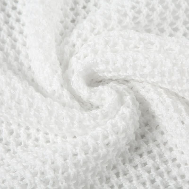 Y2K Chic Mesh Tie-Front Long Sleeve Top - Effortless Fall Layering & Festival Style