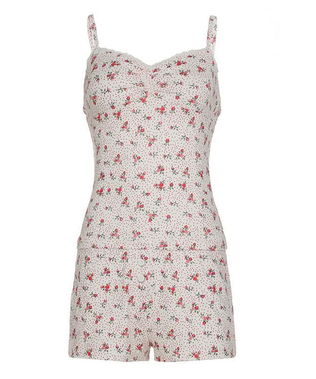 Blush Blooms Cami & Shorts Lounge Set - Sweet & Cozy Fall Comfort