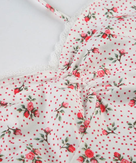 Blush Blooms Cami & Shorts Lounge Set - Sweet & Cozy Fall Comfort