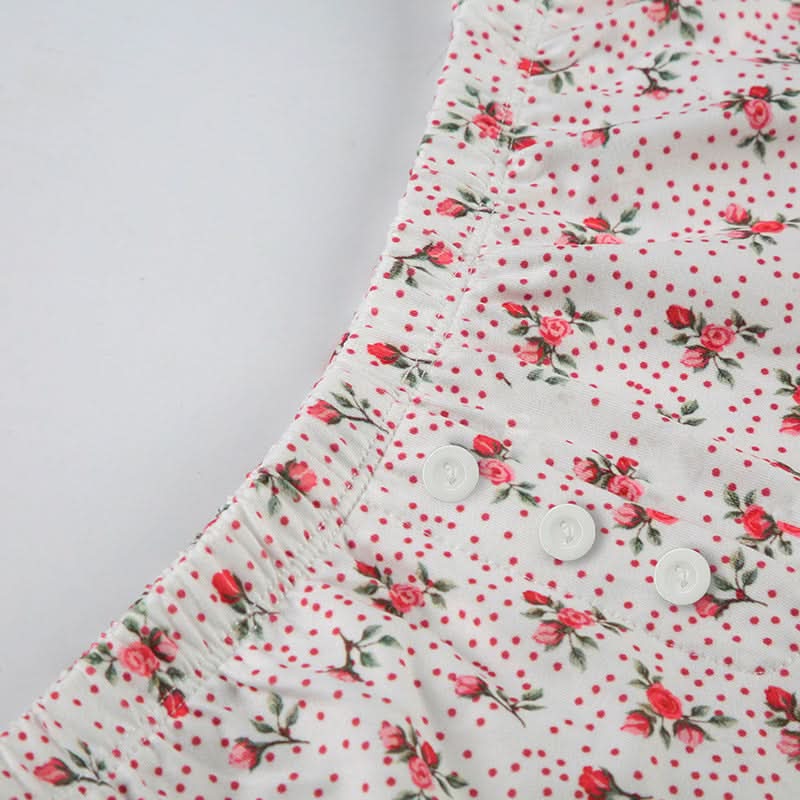 Blush Blooms Cami & Shorts Lounge Set - Sweet & Cozy Fall Comfort