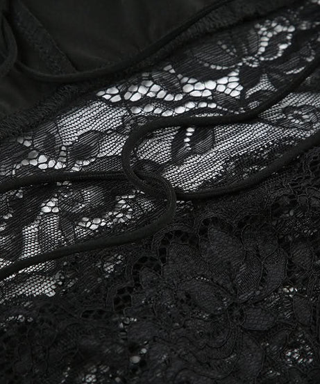 Effortless Fall Style: Black Lace V-Neck Cami Top | Perfect for Layering & Date Nights