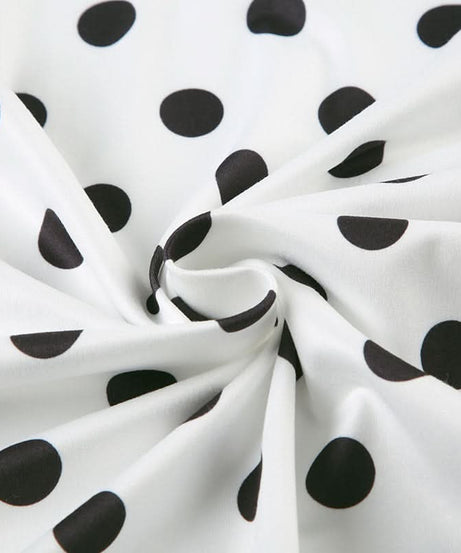 Effortless Chic: Polka Dot Halter Maxi Dress with Ruffle Slit – Perfect for Fall Getaways & Special Occasions