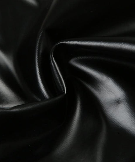 Women's Black Faux Leather & Lace Halter Corset Top - Edgy Chic for Fall & Halloween Nights