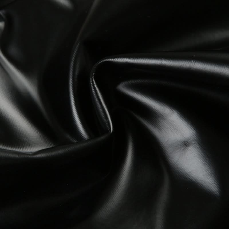 Women's Black Faux Leather & Lace Halter Corset Top - Edgy Chic for Fall & Halloween Nights