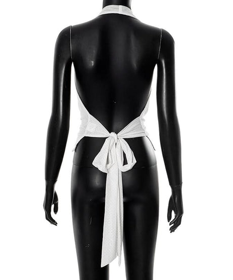 Dazzling Deep Red Cowl Neck Halter Top | Holiday & Party Glam for American Women