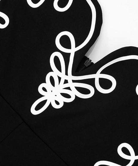 Chic Black Embroidered Wide-Leg Jumpsuit for Women - Elegant Fall & Holiday Style