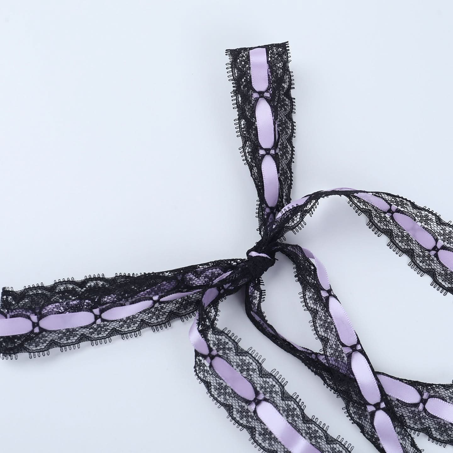 Hauntingly Chic Purple Lace Corset Cami Top - Gothic Romance & Spooky Season Style