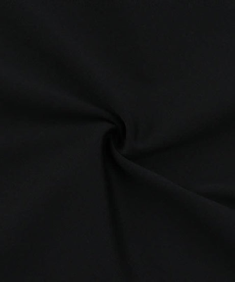 Fall & Holiday Statement: Asymmetrical Black Maxi Dress with 3D Floral Appliqué & High Slit