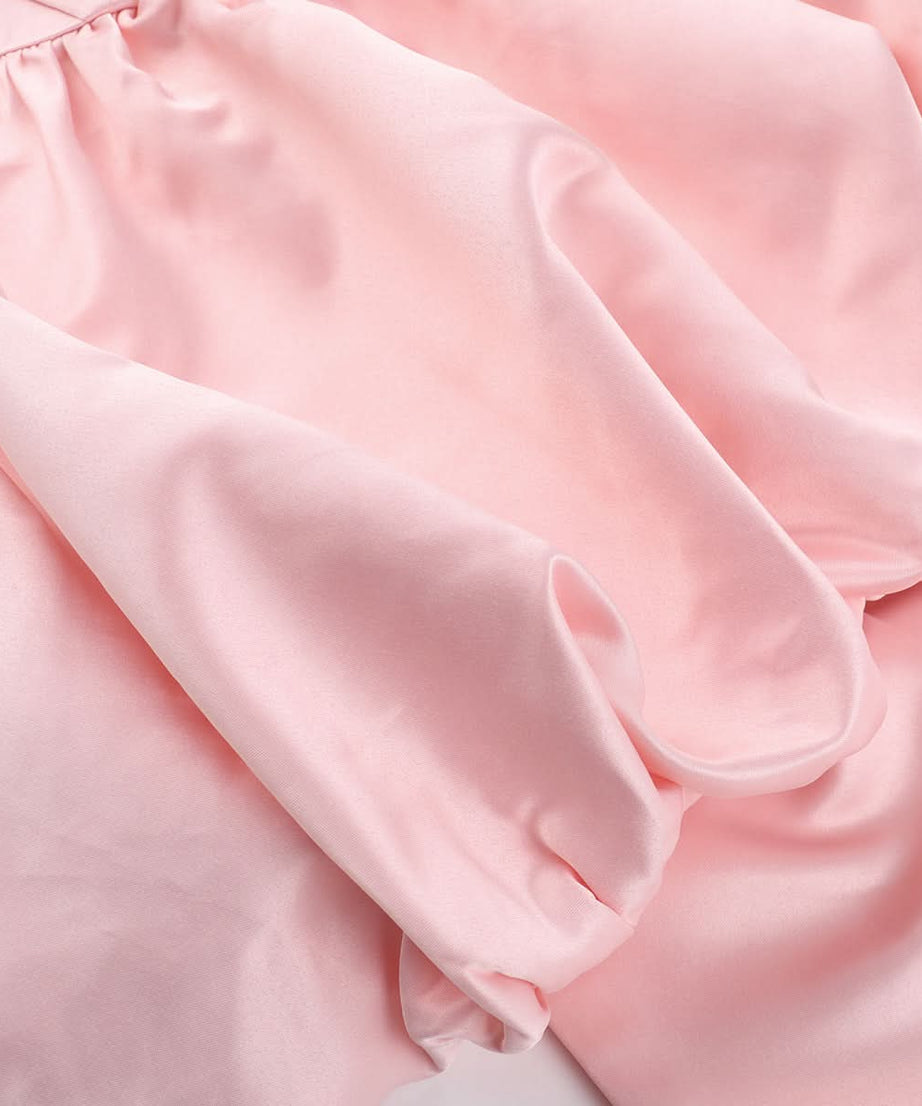 Glamorous Pink Halter Bubble Mini Dress with Statement Tie | Your Ultimate Party & Holiday Staple