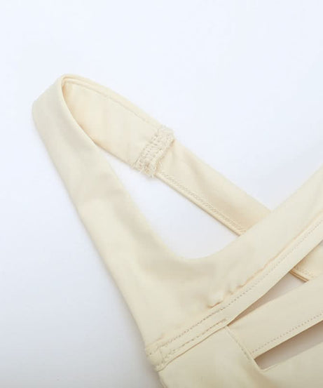 Chic Cut-Out Lace-Up Maxi Dress | Modern Square Neck Evening & Holiday Style