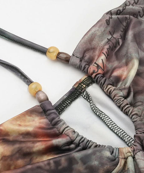 Mystic Bohemian Halter Maxi Dress - Chic Fall '25 Print