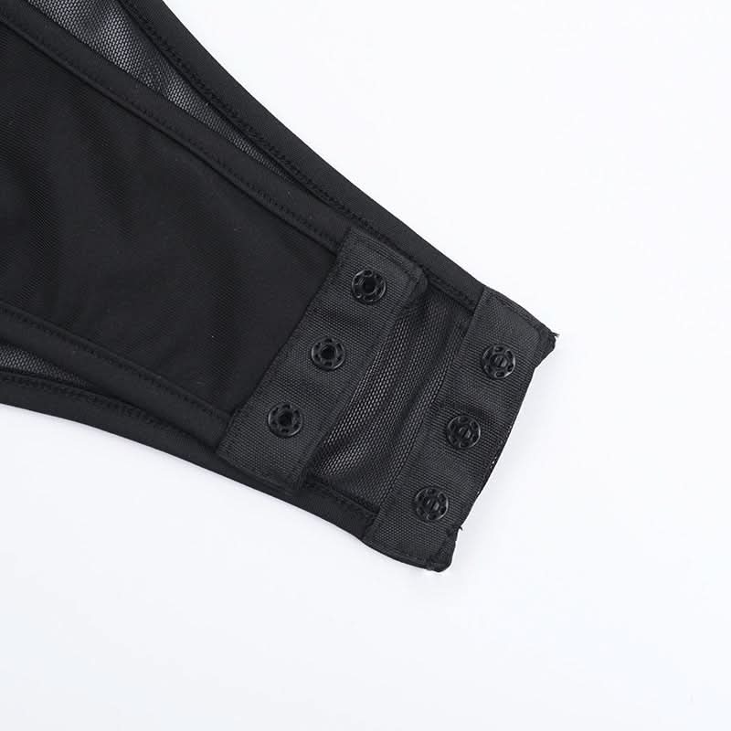 Alluring Black Mesh Cutout Maxi Dress - Strapless Ruched Ruffle for Fall & Holiday Parties