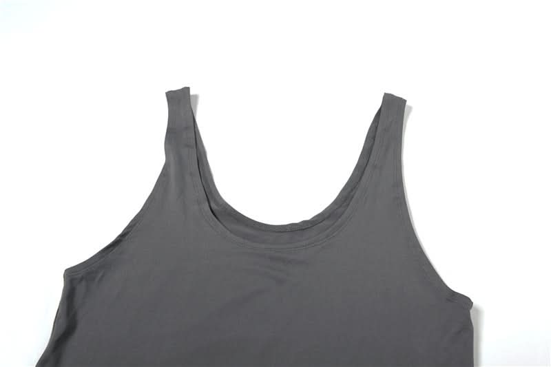 Chic Asymmetrical Layered Nursing Tank Top | Effortless Fall Style & Comfort