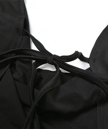 Chic Draped Halter O-Ring 3-Piece Shorts Set – Your Must-Have for Fall Getaways & Nightlife