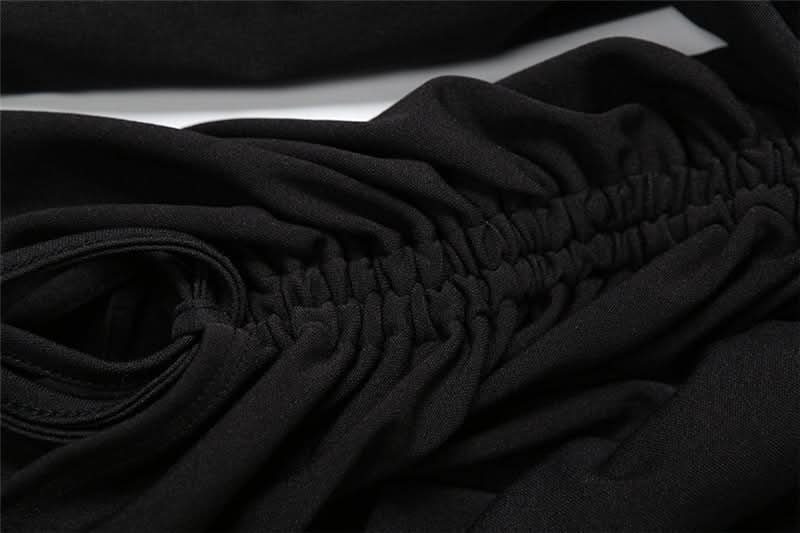 Chic Off-Shoulder Lace & Ruched Mini Dress - Perfect for Fall Nights & Holiday Parties