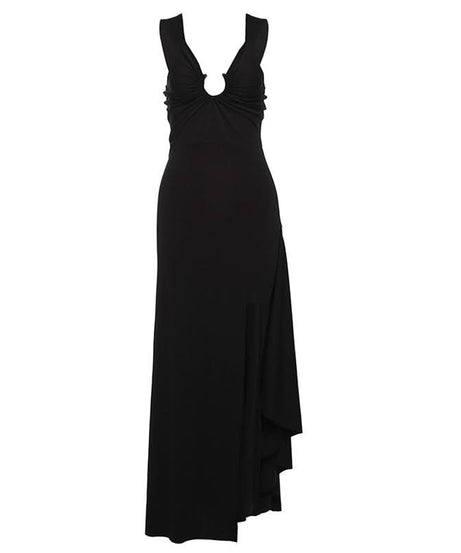 Radiant Plum O-Ring High Slit Maxi Dress – Your Fall & Holiday Party Statement