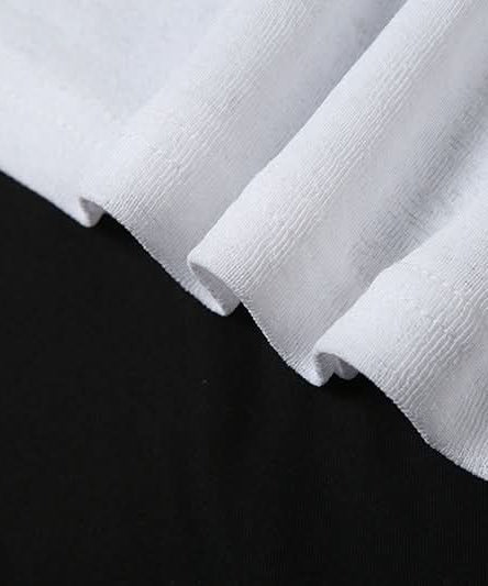 Abstract Wave Print Slim Fit Crop Top - Y2K Style for Effortless Fall Fashion