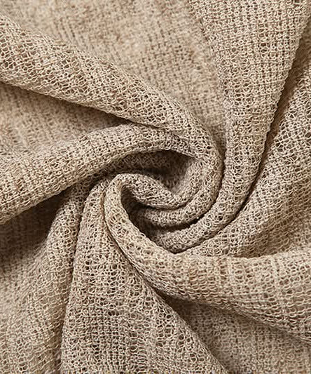 Effortless Fall Flow: Sheer Knit Asymmetric Ruffle Cowl Neck Tunic