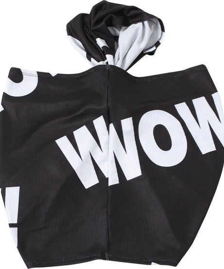 Effortless Edge: Black & White Twist-Front Halter Crop Top | American Fall Street Style