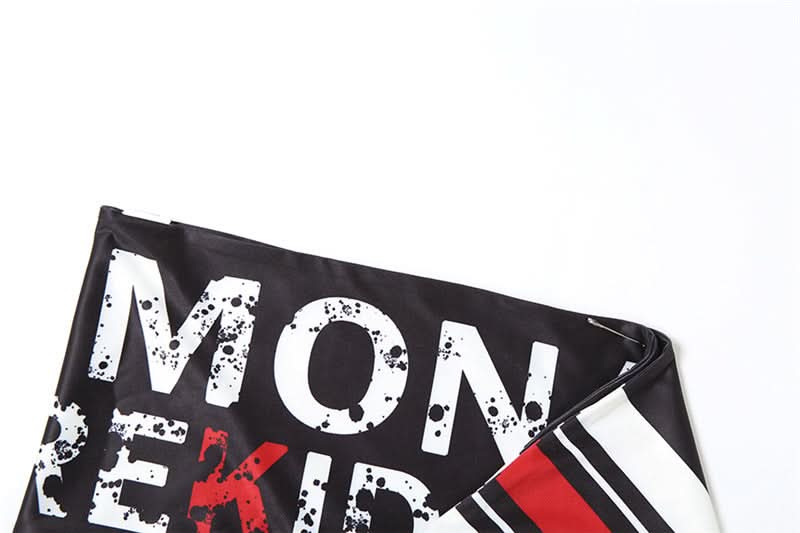 Martine Rose-Inspired Graphic Scarf-Belt Shorts – Edgy Fall Party Essential for Women