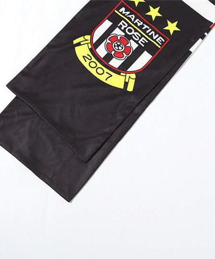 Martine Rose-Inspired Graphic Scarf-Belt Shorts – Edgy Fall Party Essential for Women