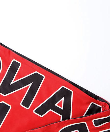 Edgy Reversible Graphic Letter & Racing Check Statement Sash Belt - Fall's Boldest Accessory