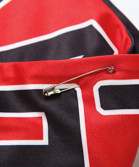 Edgy Reversible Graphic Letter & Racing Check Statement Sash Belt - Fall's Boldest Accessory