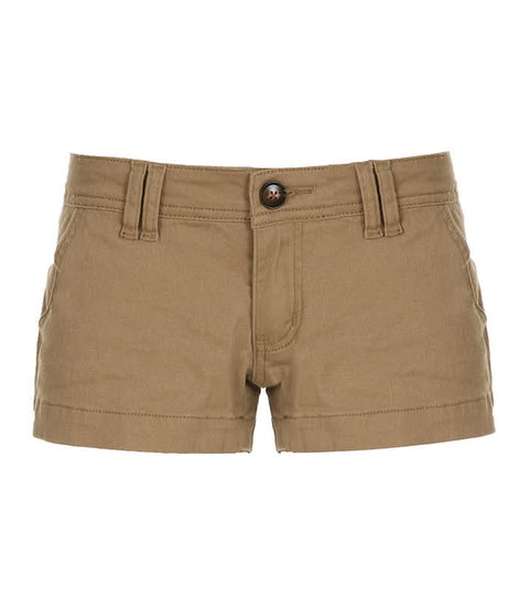Effortless Fall Style: Women's Stretch Khaki Chino Shorts for Everyday Comfort