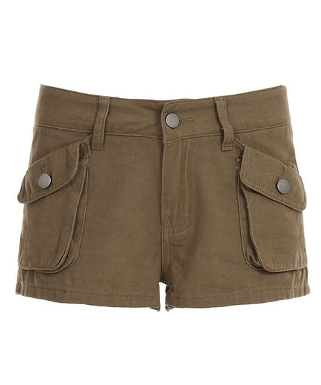 Effortless Fall Style: Women's Stretch Khaki Chino Shorts for Everyday Comfort