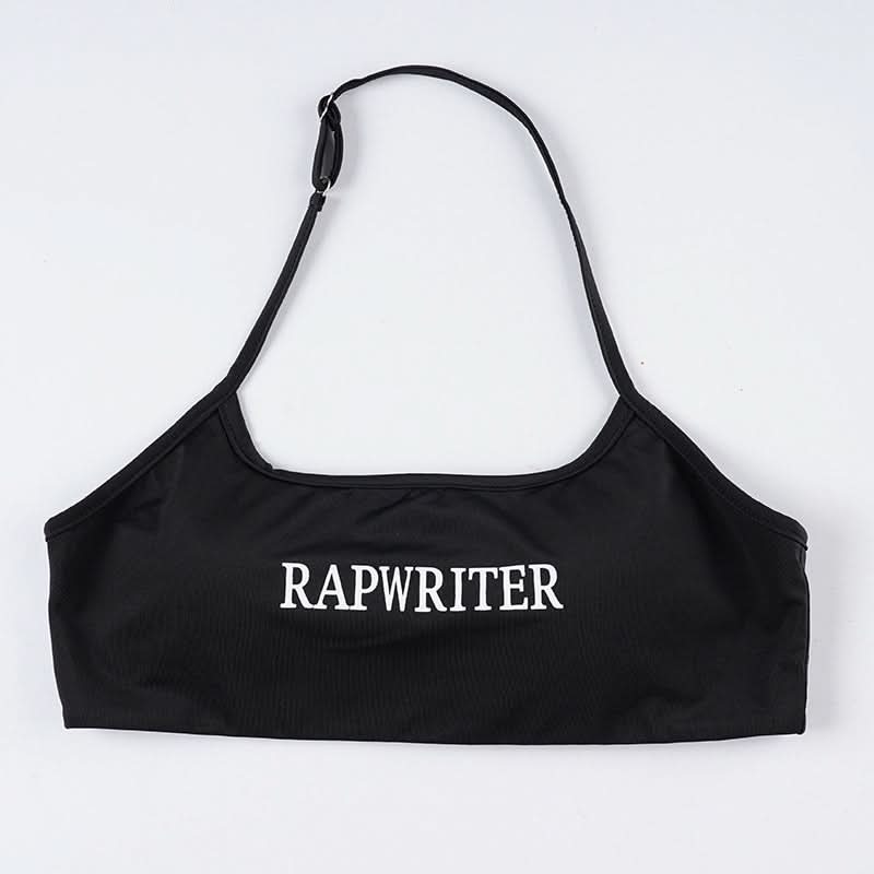 RAPWRITER Halter Crop Top & CIBBAR Shorts Set - Chic American Women's Fall Athleisure