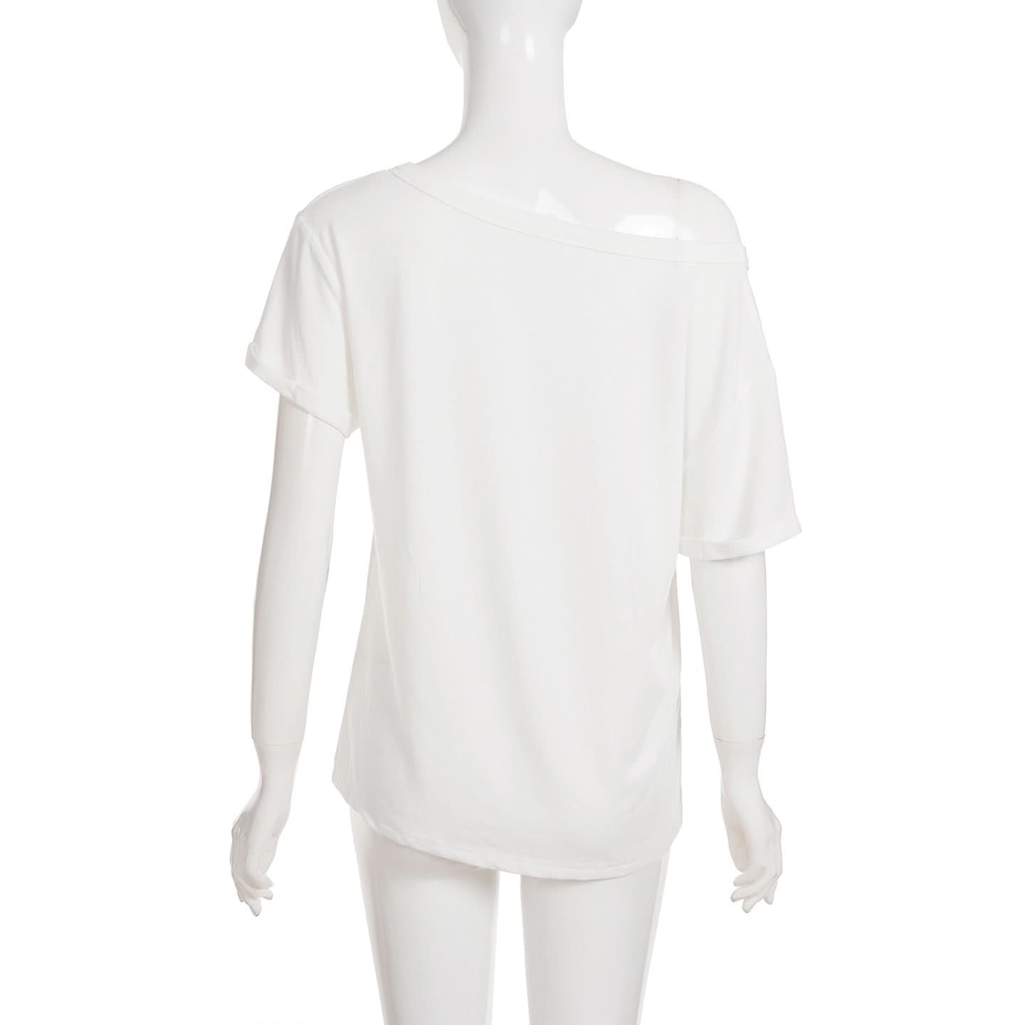 Fall-Ready Studded Cross Off-Shoulder Tee | Edgy Olive Green Top for Women