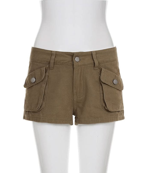 Effortless Fall Style: Women's Stretch Khaki Chino Shorts for Everyday Comfort