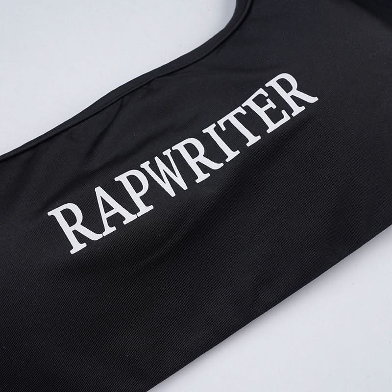 RAPWRITER Halter Crop Top & CIBBAR Shorts Set - Chic American Women's Fall Athleisure