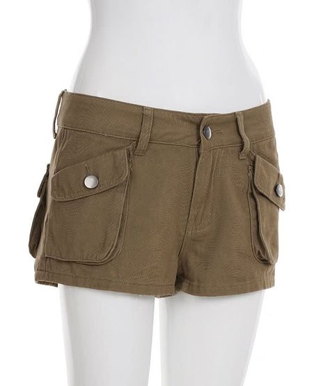 Effortless Fall Style: Women's Stretch Khaki Chino Shorts for Everyday Comfort